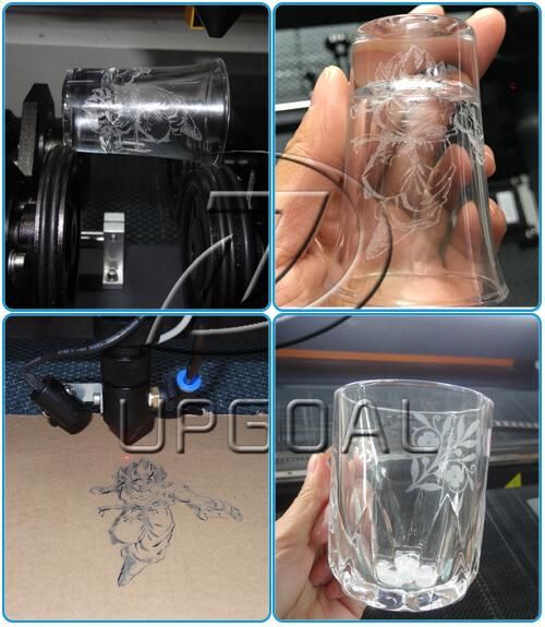 90W 9060 CO2 Laser Engraving Cutting Machine with Rotary Axis