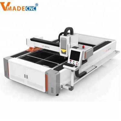 Stainless Steel Carbon Steel 1kw 2kw 3kw Fiber Laser Cutting Machine Sheet Metal Laser Cutter