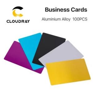 Cloudray Laser Marking Equipment Parts Metal Business Card