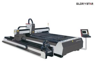 Tube &amp; 2D Metal Sheet Fiber Laser Cutter