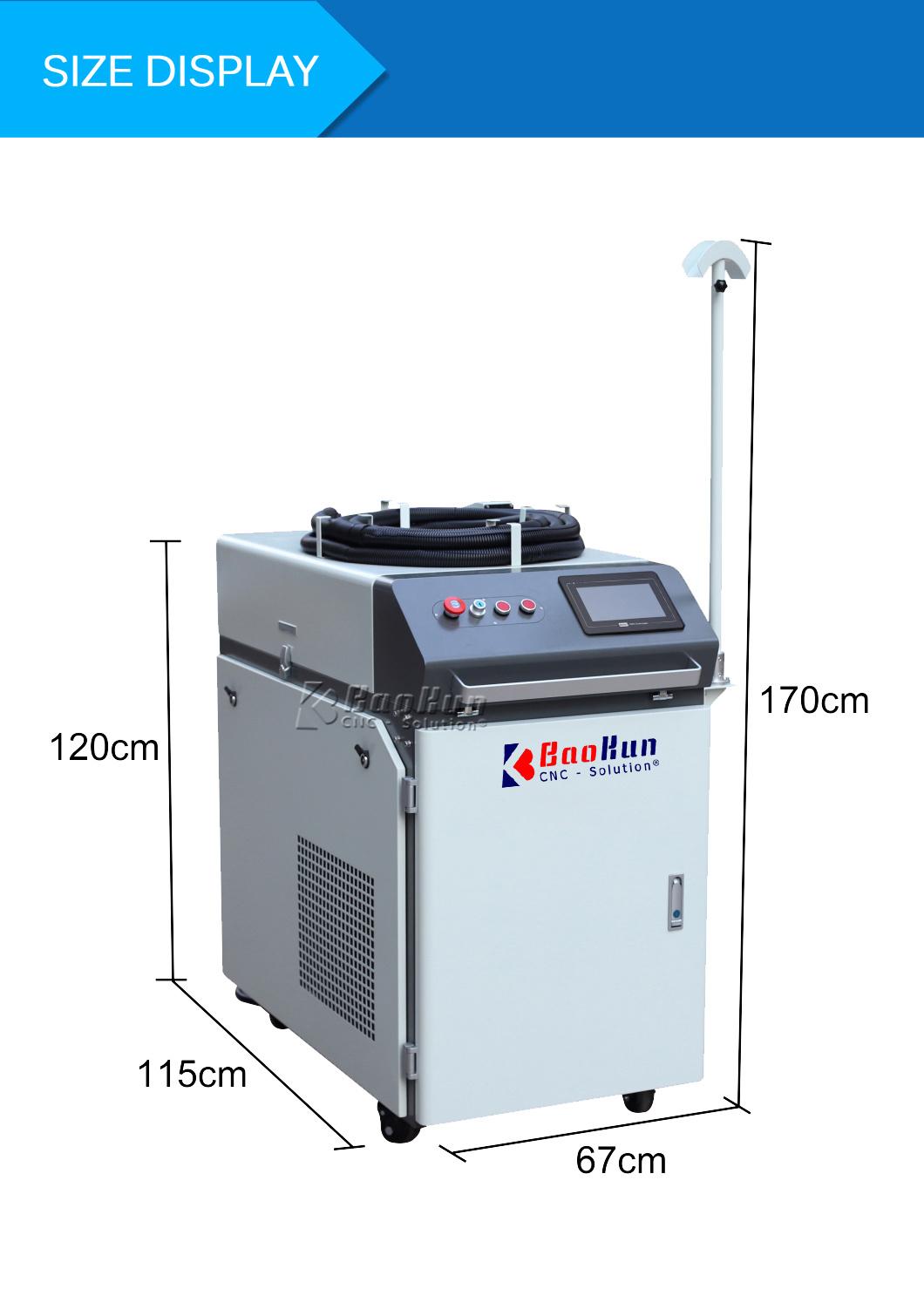 High Speed CNC Fiber Laser 1kw 2kw Welding Machine