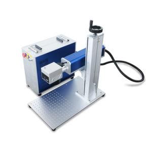 Portable Fiber Laser Marking Machine Small Split Type Coding Machine Metal Stainless Steel Nameplate Plotter