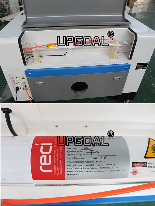 Small 90W Non-Woven Fabric /Nonwovens CO2 Laser Cutting Machine 900*600mm