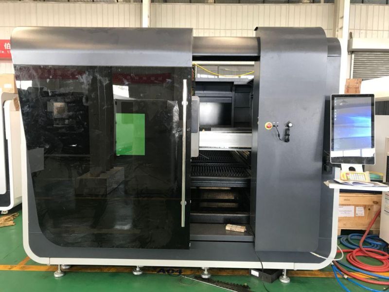 Full Enclosed Protect Cover Fiber Laser Cutting Machine