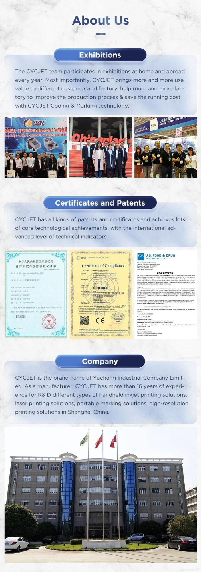 Cycjet Lf30 Portable Fiber Laser Marking Machine for Metal Materials