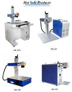 China Desktop Type CNC 20W30W50W Fiber Laser Marking Machine Steel Laser Printing Machines Raycus/Max Source