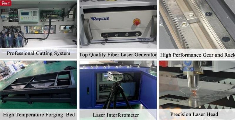 Fiber Laser Cutting Machine 1000W Raycus Laser Power