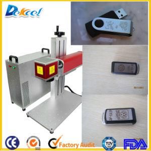 Portable Fiber Laser Metal Marking Machine for USB Disk Sale