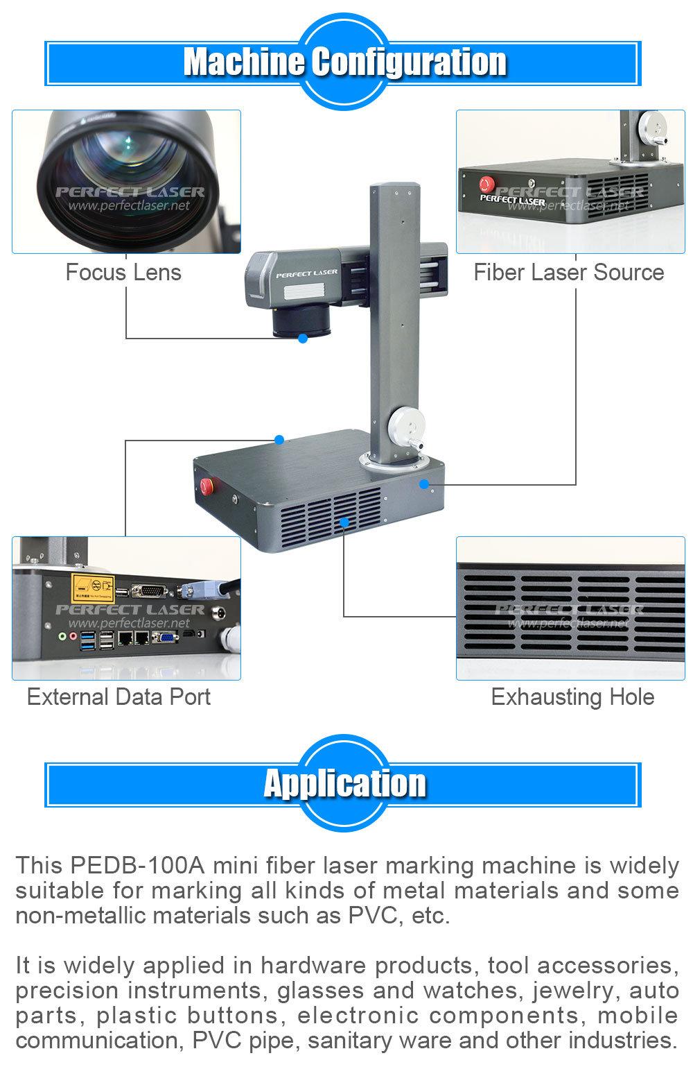 Perfect Laser - Industrial Mini 20W Laser Engraving Machine with PC Built-in