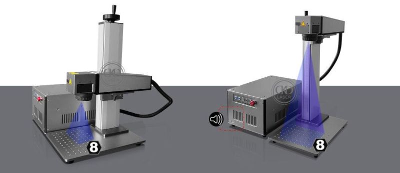 Industrial Fiber Laser Marking Equipment for Metal Plasctic Logo Printing