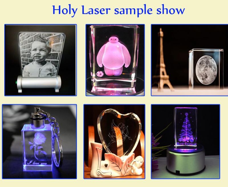 3D Crystal Glass Laser Engraving Machine for Personal Designs, Gifts