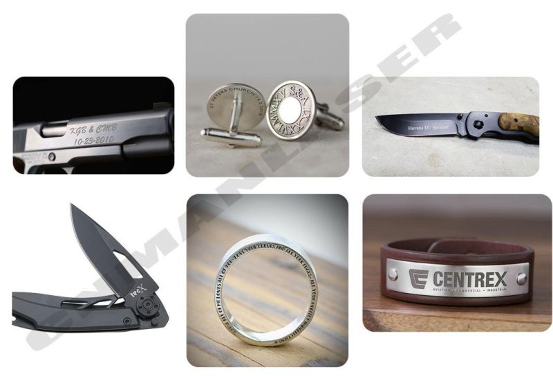 Cheapest Laser Marking Machine for Key Chain Red Wine Bottle Steel Pipe