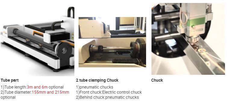 Big Discount Fiber Laser Metal Cutting Machine with Tube Cutter