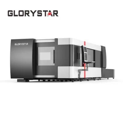 3000*1500mm and Optional Glorystar Carbon Steel Fiber Laser Cutting Machine