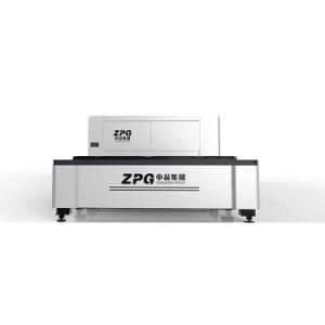 Zpg 4kw Full Closed Protection Cover Fiber Laser Cutting Machine with Exchange Table