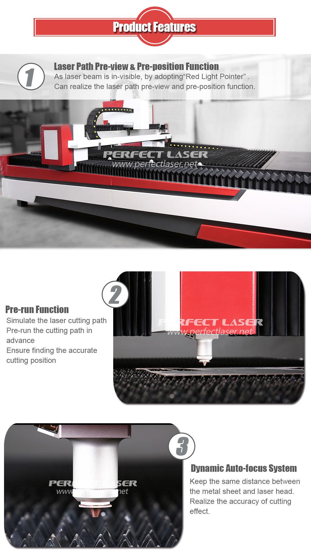 China Gold Supplier 1-16mm Carbon Steel Metal Fiber Laser Cutting Machine