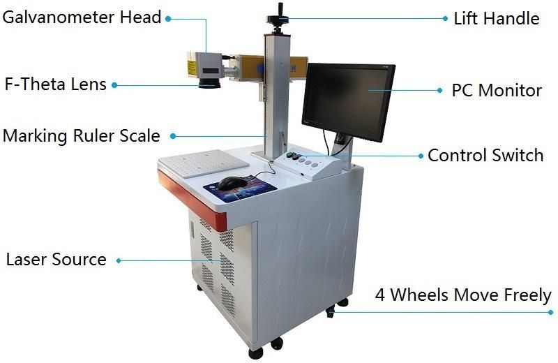 Small Optical Fiber Laser Marking Machine