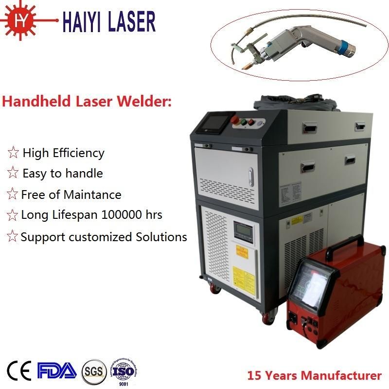 500W800W1000W Manual Laser Soldering Machine Stainless Steel Material