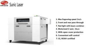 CO2 Laser Cutting Balsa Wood Machine