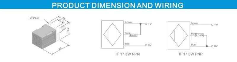 IP67 Inductive 10-30V Proximity Sensor for Laser Engraving Machine