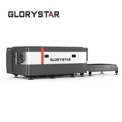 Glorystar Fiber Packaged by Plywood 3000mm*1500mm China Laser Engraver Machine