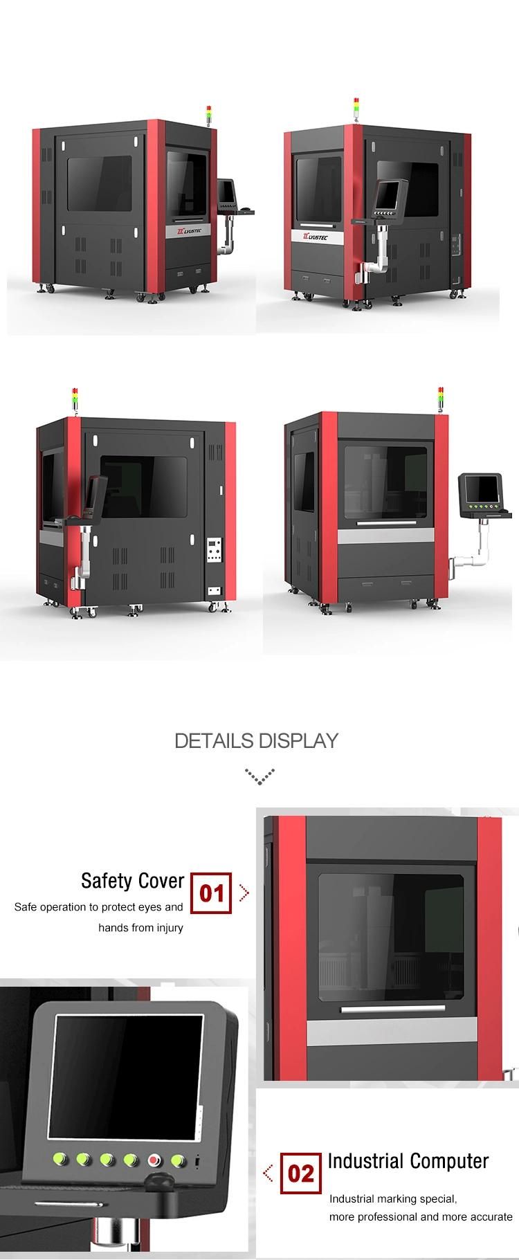 Enclosed Metal Fiber Laser Cutting Machine with Safety Cover