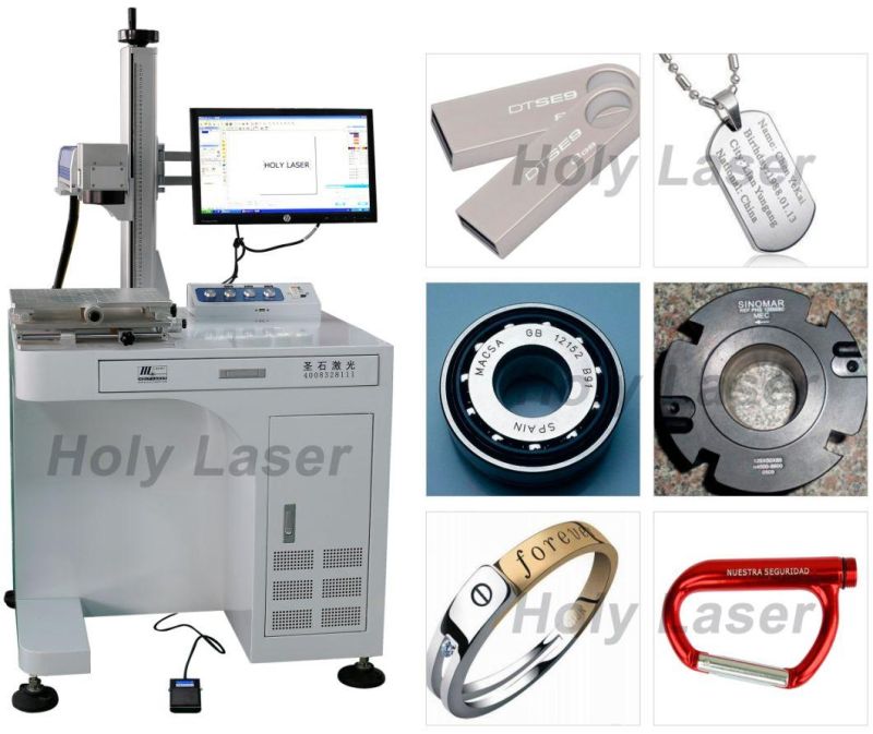 Holylaser Ipg 50W Fiber Laser Marking Machine
