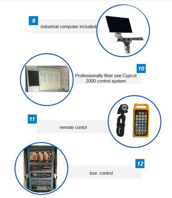 1000W 2000W 3000W Fiber Metal Stainless Steel CNC Fiber Laser Cutting Machine 3015 Fiber Laser Cutter