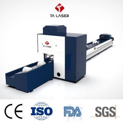 Automatic Loading and Unloading 6m 1500W Pipe Tube Fiber Laser Cutting Machine for Round Mild Steel St6020