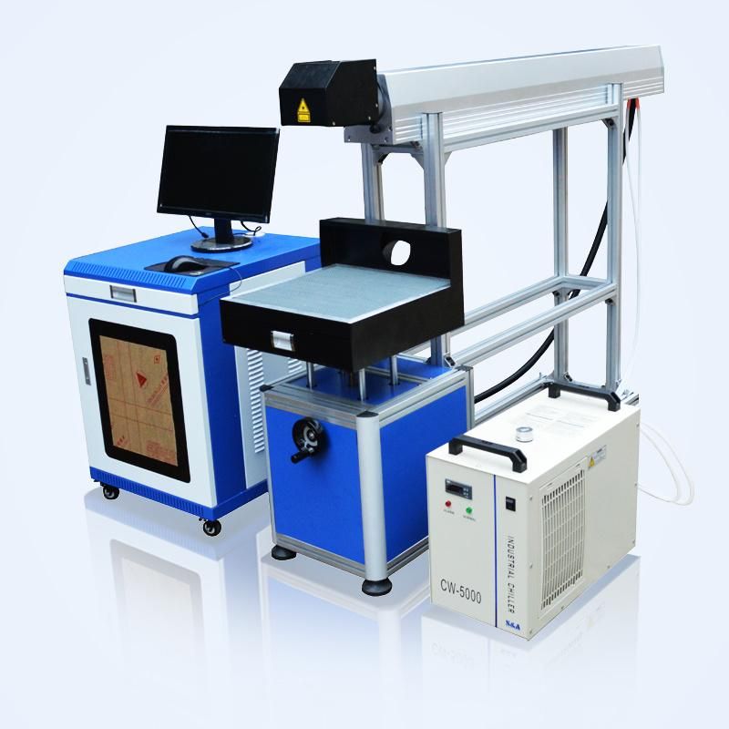 80W CO2 Glass Tube Laser Marking Engraving Machine for Wood