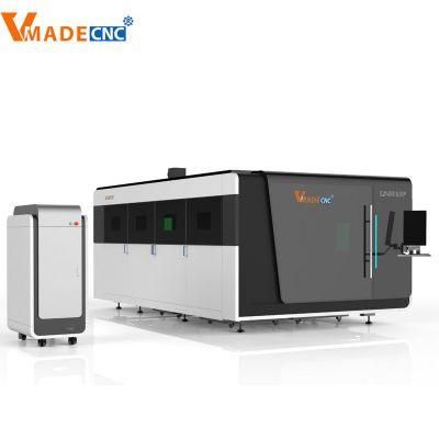 Enclosed Type Best Price CNC Metal Fiber Laser Cutting Machine Price 3000W