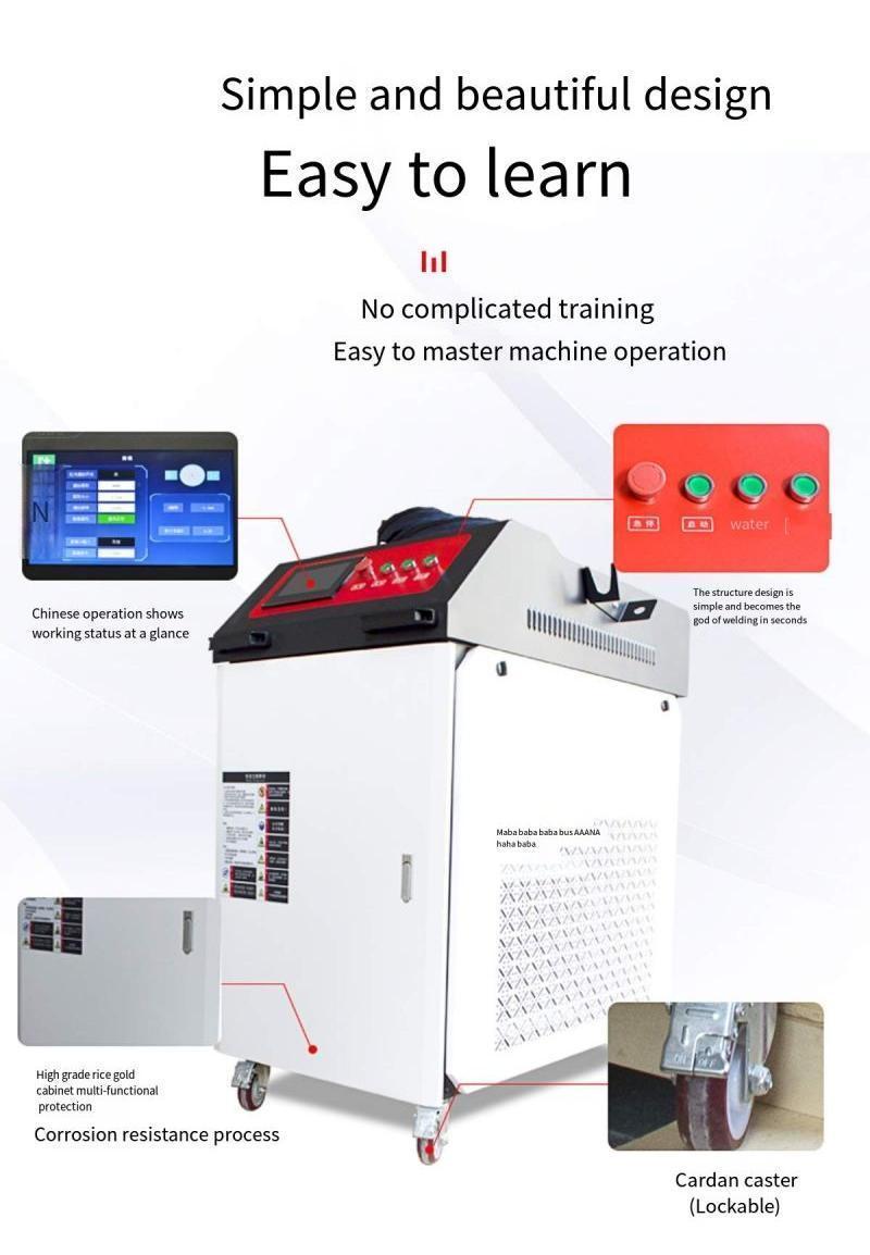 Handheld Laser Welding Head Sup20s with Auto-Wire Feeder Controller Driver Laser Welder System Fiber Welding Machine Mold Radiator Handheld Laser Welder for Kit