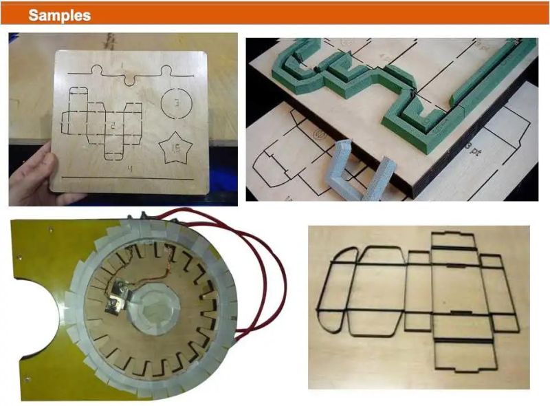 Factory Directly Supply High Speed Professional 400W 1000W 1500W 2000W CO2 Flat Die Board Industrial Plywood Wood CNC Laser Cutting Machine for Die Making