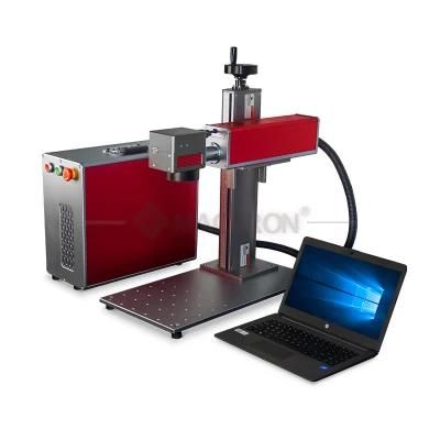 20W Split Type Jewelry Fiber Laser Marking Machine Laser Engraving Machine for Stainless Steel Nameplate