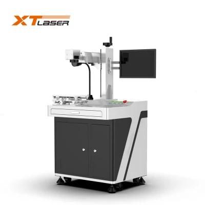 30W 50W Mini DIY Fiber Laser Marking Machine Laser Marker