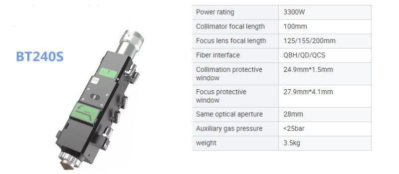 Online Sale Raytools Auto Focusing Fiber Laser Cutting Head Bm111 /Bm109