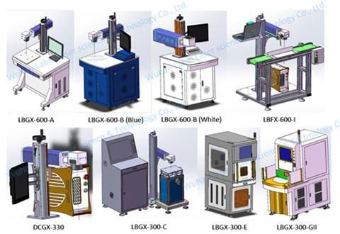 Desktop CO2/UV/Fiber Laser Marking Machine 20W 30W 50W 70W with Convey Belt Rotary Device for Jewelry Ring Watch Bearing Plastic Steel Metal Silver Gold