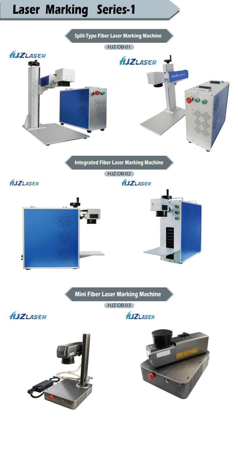 20W 30W 50W Split Fiber Laser Marking Engraving Machine