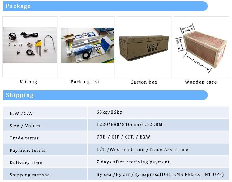 Non Metal Material Printing and 30W C02 Laser Marking Machine