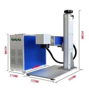 Portable Type 20W 30W 50W Fiber CO2 Laser Marking Machine