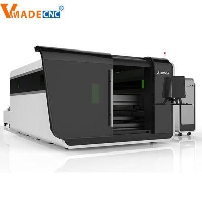 Whole Cover Exchange Platform 1000W Fiber Laser Cutting Machine