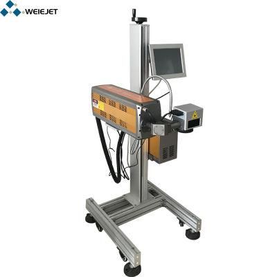 CO2 on-Line Flying Laser Marking Machine for on Wood/Food/Water Bottles