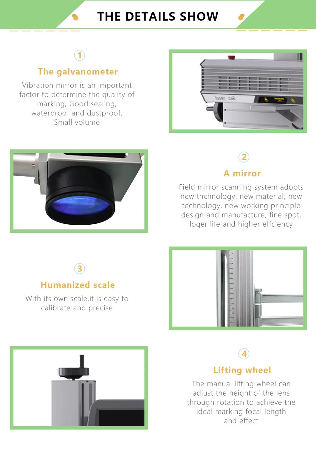 Lbc30 30W CO2 Laser Marking Machine for PVC/PPR/HDPE Pipe Fly Mode for Automatic Production Lines