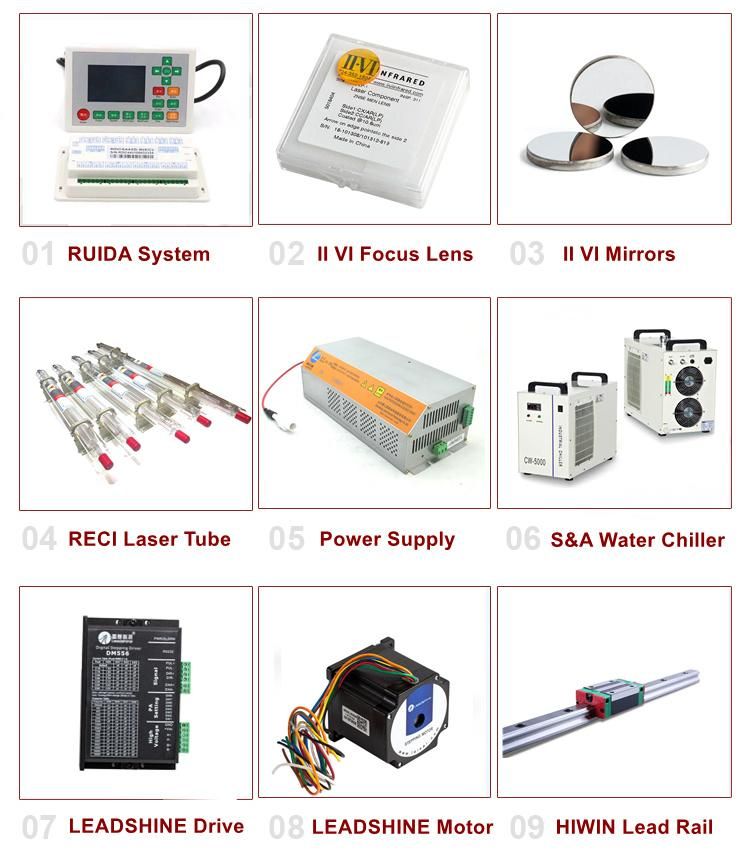 100W 150W CO2 CNC Fiber Laser Cutting/ Engraver/Printing/ Cutter/Engraving for MDF Plywood/Leather/Logo Printing/Wood Acrylic/ Engraving Machine