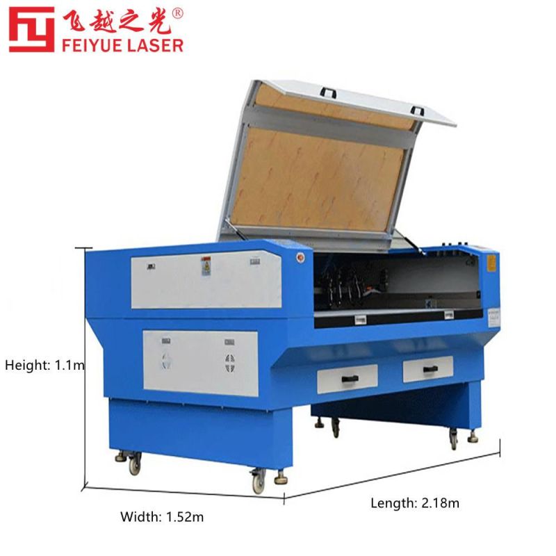 Fy1610 Feiyue Fiber Laser Cutting System Non-Metal Wood Acrylic 100W CO2 Laser Machine CO2 Laser Cutter Equipment Lace Laser Cutter CO2 Laser Cutting Machine