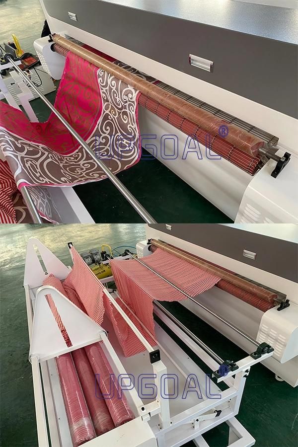 Large CCD Auto Feeding CO2 Laser Cutting Machine for Embroidery Fabric Logo Cutting with Dual Head 1600*1000mm