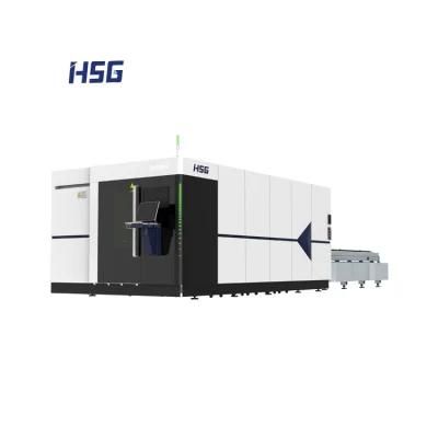 6kw 8kw 10kw 12kw 20kw Full Cover High Power Metal Fiber Laser Cutting Machine