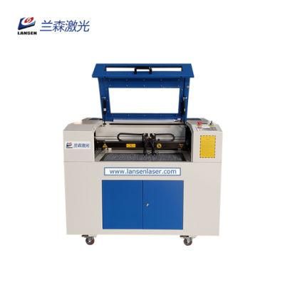 Metal Wood 2 Heads CO2 Fiber Laser Engraving Marking Machines