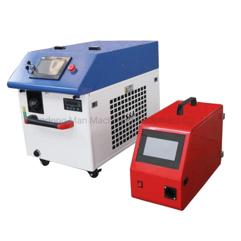 Hand Held Type Laser Welding Cleaning Machine for Aluminum Copper Stainless Steel with Feeding Wires Handheld Fiber Continuous/Spot Laser Welding Machine