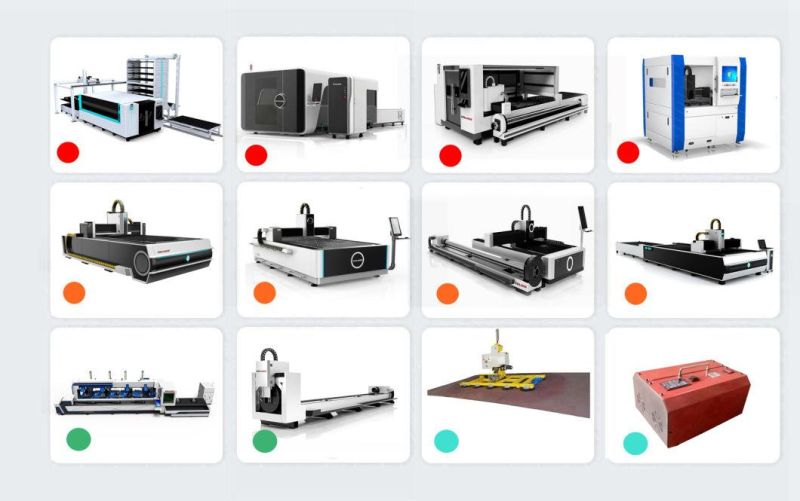 Metal Sheets Processing Fiber Laser Cutting Machine for Aluminum Copper Stainless Steel Laser Cutter with 1000W/2000W/3000W CNC Engraving Router